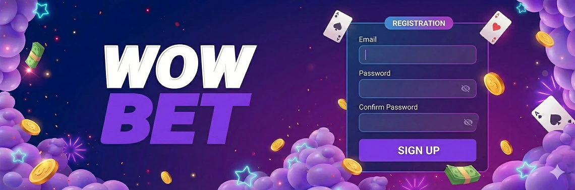 WOWBet personal account dashboard after signing in